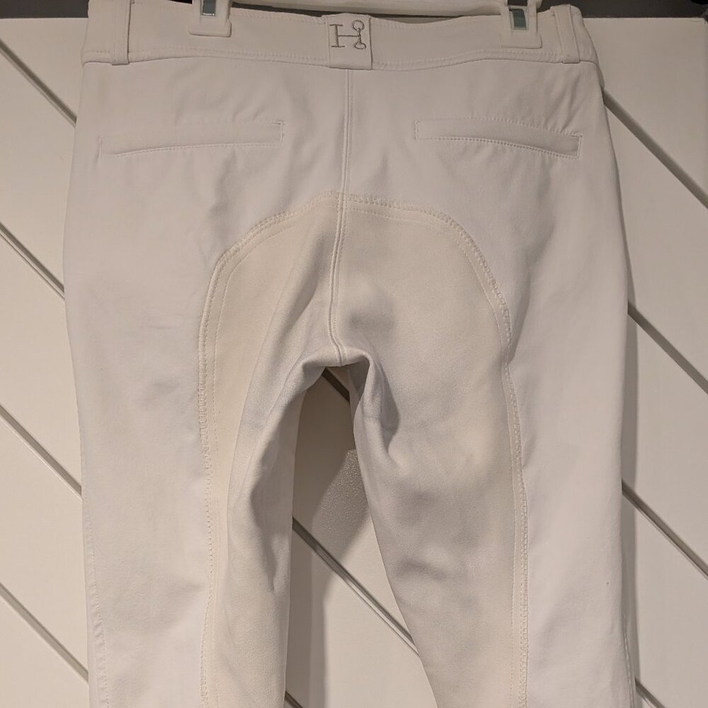 Hadley by Smartpak White Full Seat English Breeches - Picture 2 of 8